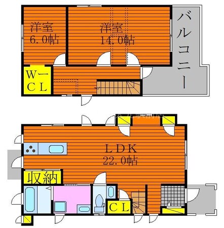 サンノゼの丘　ハナミズキの物件間取画像